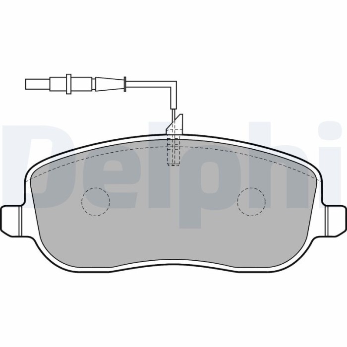 DELPHI LP1792 set placute frana,frana disc