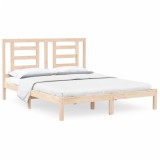 Cumpara ieftin Cadru de pat fara saltea, 160x200 cm, lemn masiv pin