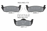 Set placute frana TEXTAR 2425801
