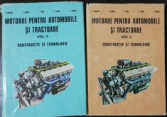 MOTOARE PENTRU AUTOMOBILE SI TRACTOARE - I.STOICA/B.CLAPONI &amp;amp; CO 2 VOL foto