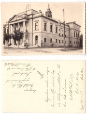 Lugoj 1937 - Teatrul comunal, ilustrata circulata foto