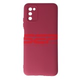 Husa Silicon Burgundy Samsung Galaxy A03s - Calitate Premium High Copy