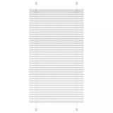 VidaXL Jaluzea plisată alb 80x100cm Lățime țesătură 79,4 cm poliester