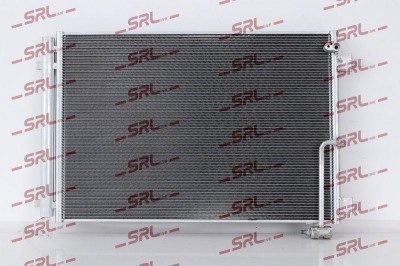 Condensator climatizare AC Audi A8, motor: 3.0 TDI, 3.0 V6 Tfsi, 3.0 V6k Tfsi, 4.0 V8 T, Condensator cu uscator integrat, 676)x441x16, SRLine, miez foto