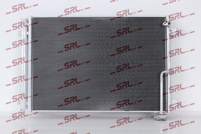 Condensator climatizare AC Audi A8, motor: 3.0 TDI, 3.0 V6 Tfsi, 3.0 V6k Tfsi, 4.0 V8 T, Condensator cu uscator integrat, 676)x441x16, SRLine, miez