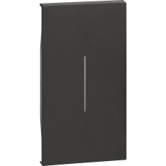 Tasta intrerupator 2M Living Now Bticino negru KG01M2