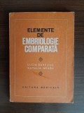 Elemente de embriologie comparata - Lucia Bareliuc