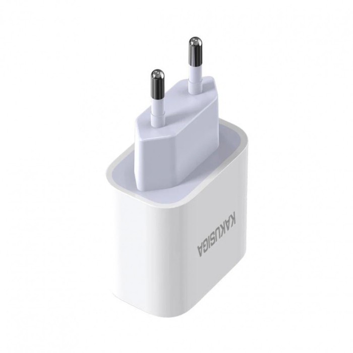 Adaptor priza, Fast Charging, USB-C, cu Power Delivery 20W, 3A, Alb (KSC-500)
