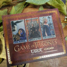 Game of Thrones/Urzeala Tronurilor-CARTI TAROT ed lux,format mare+carte cartonat foto