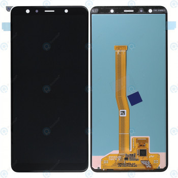 Samsung Galaxy A7 2018 (SM-A750F) Modul display LCD + Digitizer negru GH96-12078A foto