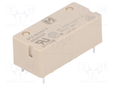 Releu electromagnetic DPST-NO 24VDC 8A Panasonic foto