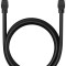 PATCH CORD UTP Baseus Cat5, fire din cupru, round cable, viteza maxima 1 Gbps, PVC, 1.5m, negru &quot;B00133206111-02&quot; (timbru verde 0.08 lei) - 6932172637