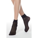 Șosete Scurte 1/2 Damă Lycra, Tension Soft 40 Den - Nero, 36-39 (23-25)