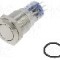 Intrerupator anti-vandalism, ON-(ON), &Oslash;16.2mm, BULGIN, MP0045/1D0NN000S