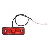 Lampa Gabarit LED Rosu 24V SA88, 100x35mm, Omologare E11, Universal, Auto, Camion, Remorca