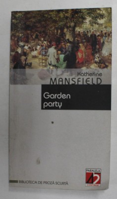 GARDEN PARTY de KATHERINE MANSFIELD , 2002 foto
