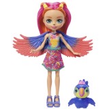 Papusa Canopy si animalutul Trippi Toucan Enchantimals, Mattel