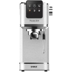 Espressor Samus Piccolo 20 k, 20 bari, Touch Control, 5 optiuni cafea, Rezervor apa 1.2 l, 1350 W, Sistem electronic de incalzire, Cafea macinata sau