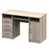 Birou PC din pal maro stejar sonoma 124x55x76 cm