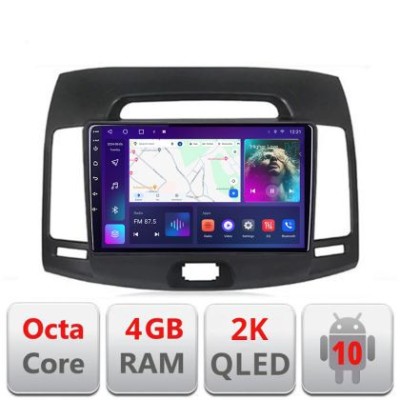 Navigatie HHyundai Elantra 2007-2011 C-2009 Android Octa Core Ecran 2K QLED GPS 4G 4+32GB 360 KIT-2009+EDT-E409-2K CarStore Technology foto