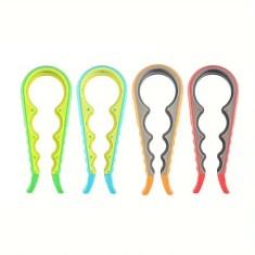 Desfacator universal pentru capace de borcane si sticle, 22.5x10 cm, maner ergonomic antialunecare, material rezistent ABS