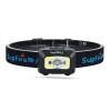 Lanterna LED Cap Supfire X30, 500lm, 130m, USB, acumulator,Utilizare pe cap/camping/vanatoare, Negru/Gri