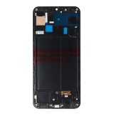 Display LCD Touchscreen cu Rama Samsung Galaxy A30 A305 Negru Compatibil