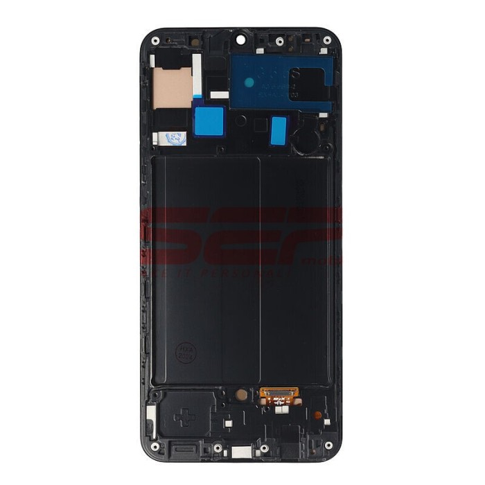 LCD+Touchscreen cu Rama Samsung Galaxy A30 / A305 BLACK COMPATIBIL