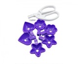 Cleste Forme Cake Pops Lolipop - 3 Matrite Interschimbabile (Inima, Floare, Stea) - Plastic Non-Toxic, Usor de Curatat