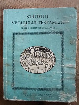 Studiul Vechiului Testament pentru institutele teologice Coperta uzata