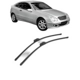 Cumpara ieftin Set stergatoare MERCEDES-BENZ C-CLASS Coupe (CL203) 2001-2008, parbriz, Valeo Silencio Xtrm