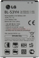 Acumulator telefon LG BL-53YH, 3000 mAh, pentru LG G3, bulk foto