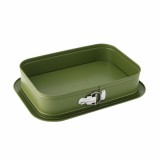 Tava de copt dreptunghiulara cu baza detasabila ZASS Gourmet, ZG-BW 06, Verde - NOU