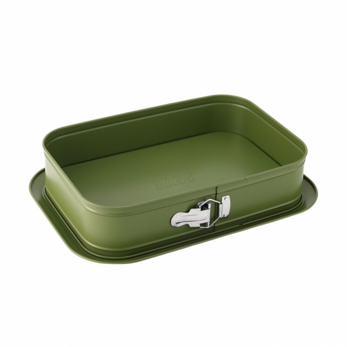 Tava de copt dreptunghiulara cu baza detasabila ZASS Gourmet, ZG-BW 06, Verde - NOU