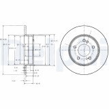 DELPHI BG3326C Disc frana