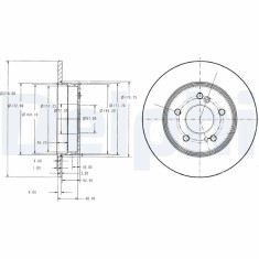 DELPHI BG3326C Disc frana