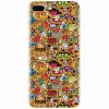 Husa silicon pentru Apple Iphone 8 Plus, Colorful Sticker Illustrations