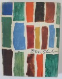 BEN SHAHN di JAMES THRALL SOBY , ALBUM DE ARTA , TEXT IN LIMBA ITALIANA , 1963