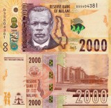 MALAWI 2.000 kwacha 2024 UNC!!!