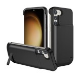 Husa cu baterie power pro compatibila samsung galaxy s23 plus, 6000mah, black