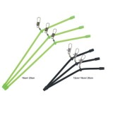 Set 3 bucati anti-tangle Baracuda rigid 12cm/16cm / 20cm Negru 20 cm