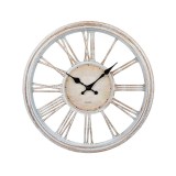 Ceas de perete, 40.6 cm, Model Vintage, Cifre Romane, ATU-082641, Oem