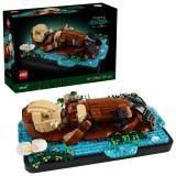 LEGO Ideas Vidre plutind pe apa, set de colectie pentru adulti, 1234 piese