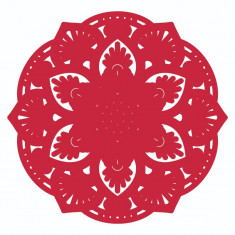 Sticker decorativ, Mandala, Rosu, 60 cm, 7256ST-2 foto