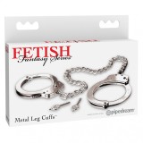 Catuse Metalice, Fetish Fantasy Series, pentru picioare, lant 69 cm, metal# (DB)