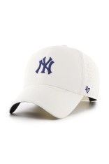 47 brand șapcă MLB New York Yankees culoarea alb, cu imprimeu, B-VENTM17YEI-F9