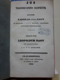 JUS TRANSSILVANICO-SAXONICUM, Cluj, 1845, de LEopold Nagy de Branisca