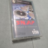 CASETA AUDIO SNAP-WELCOME TO TOMORROW ORIGINALA RARA!!!