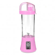 Mini Blender Juice Maker, 7.4 W, 380 ml, incarcare USB, capacitate acumulator 2000 mAh foto