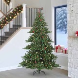 VidaXL Brad de Crăciun artificial cu ramuri articulare 240cm PVC 3397700
